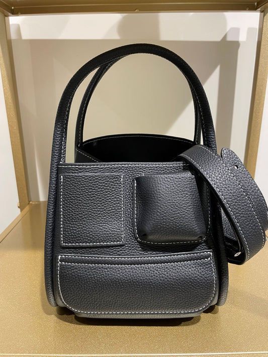 Smiley Top Handle Bag