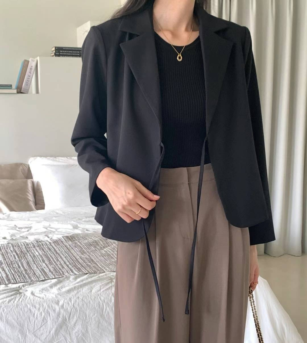 Front Tie Blazer