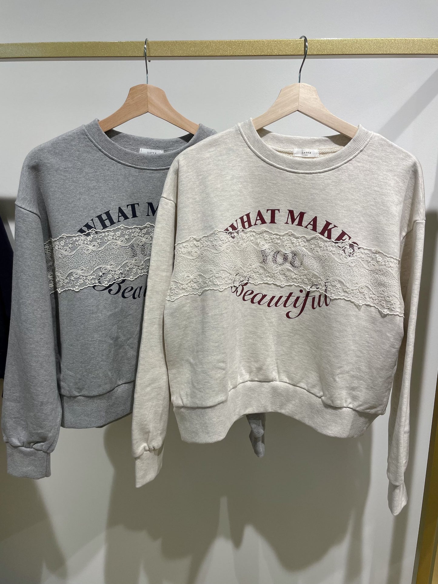 Crewneck Laced Sweatshirt