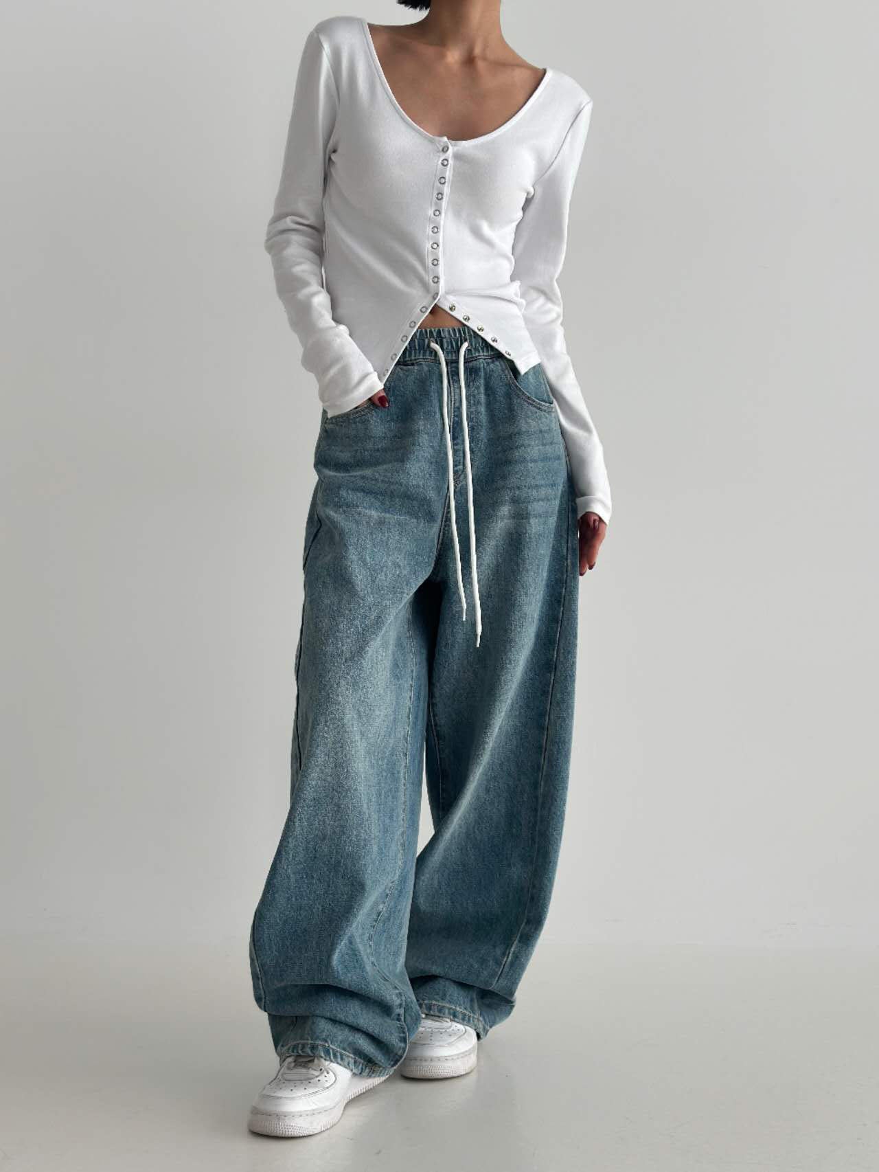 Drawstring Jeans