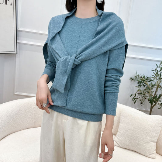 Two peice long sleeve sweater set