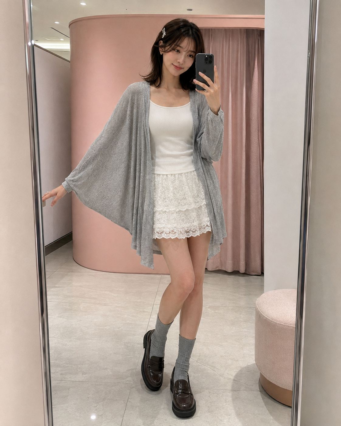 Bat Wing Open Cardi