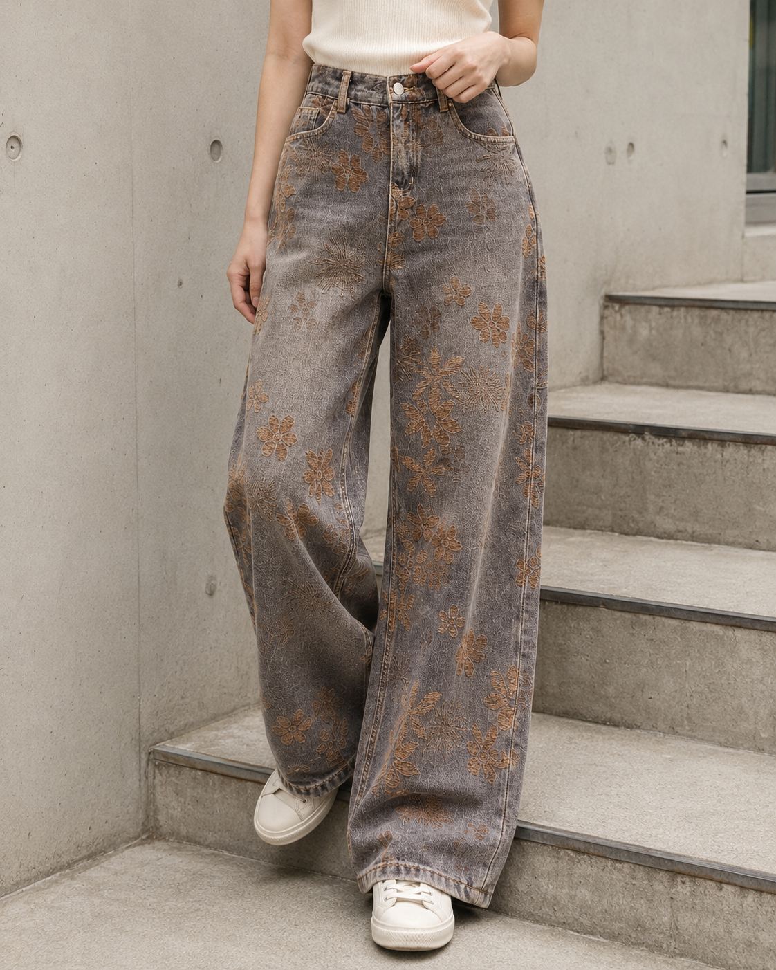 789 - Brown Flowers