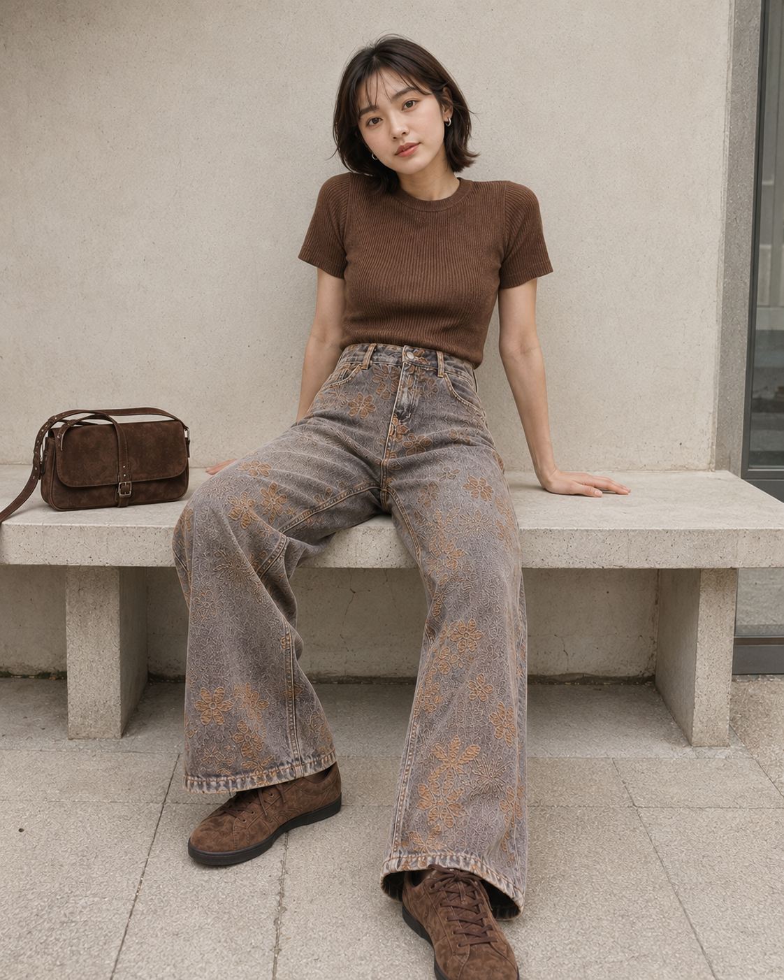 789 - Brown Flowers