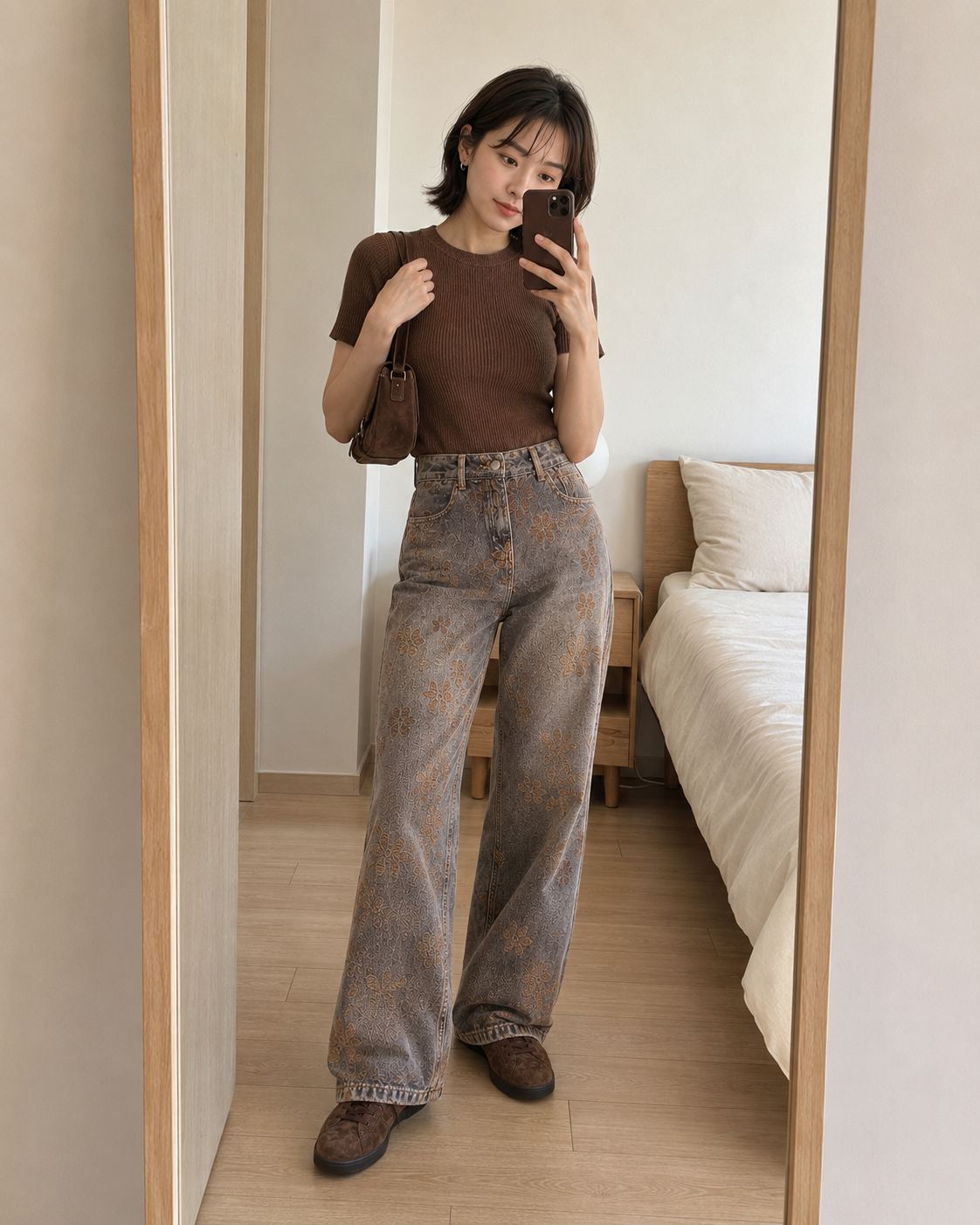 789 - Brown Flowers