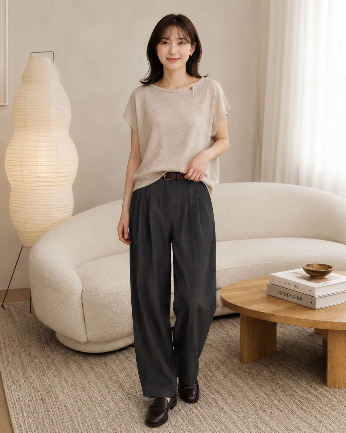 J&M Cotton Linen Top