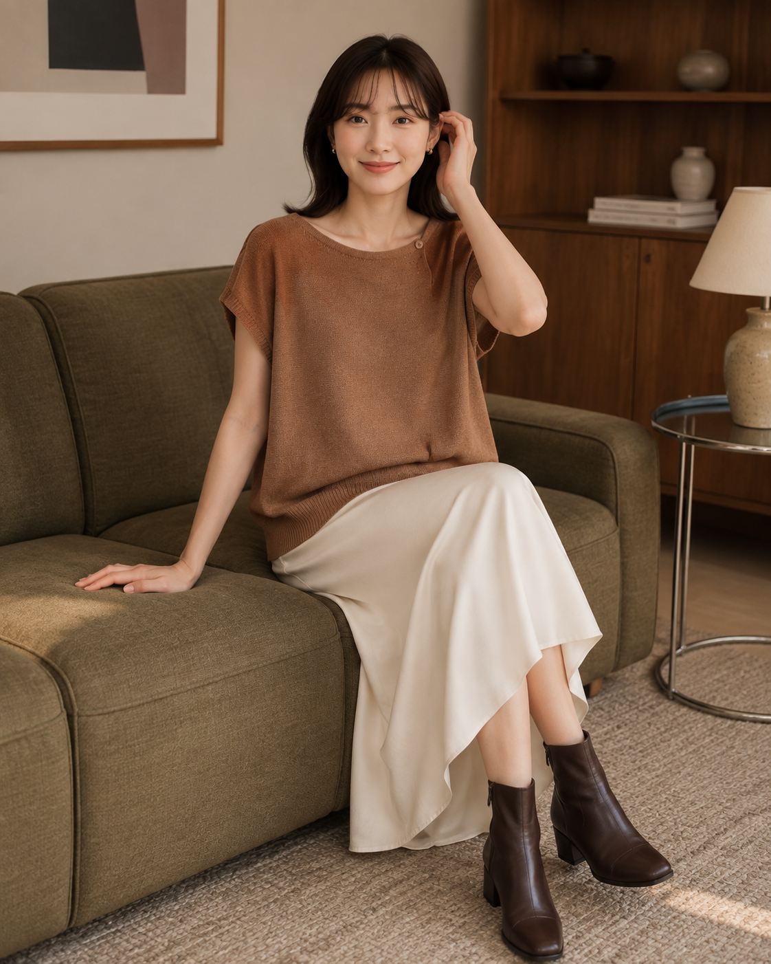 J&M Cotton Linen Top