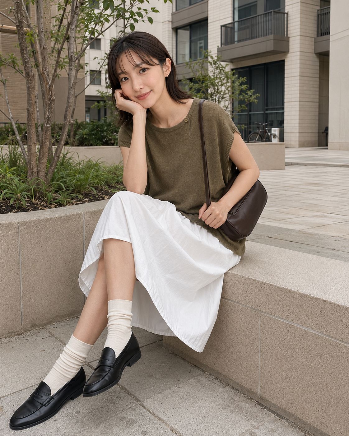 J&M Cotton Linen Top