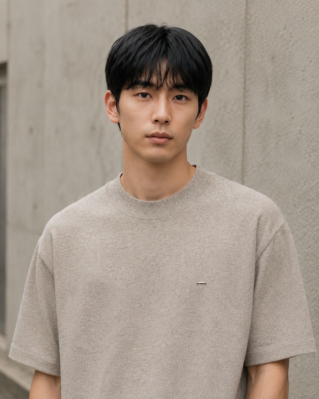 S Cotton Shirt (Mixed Thread)