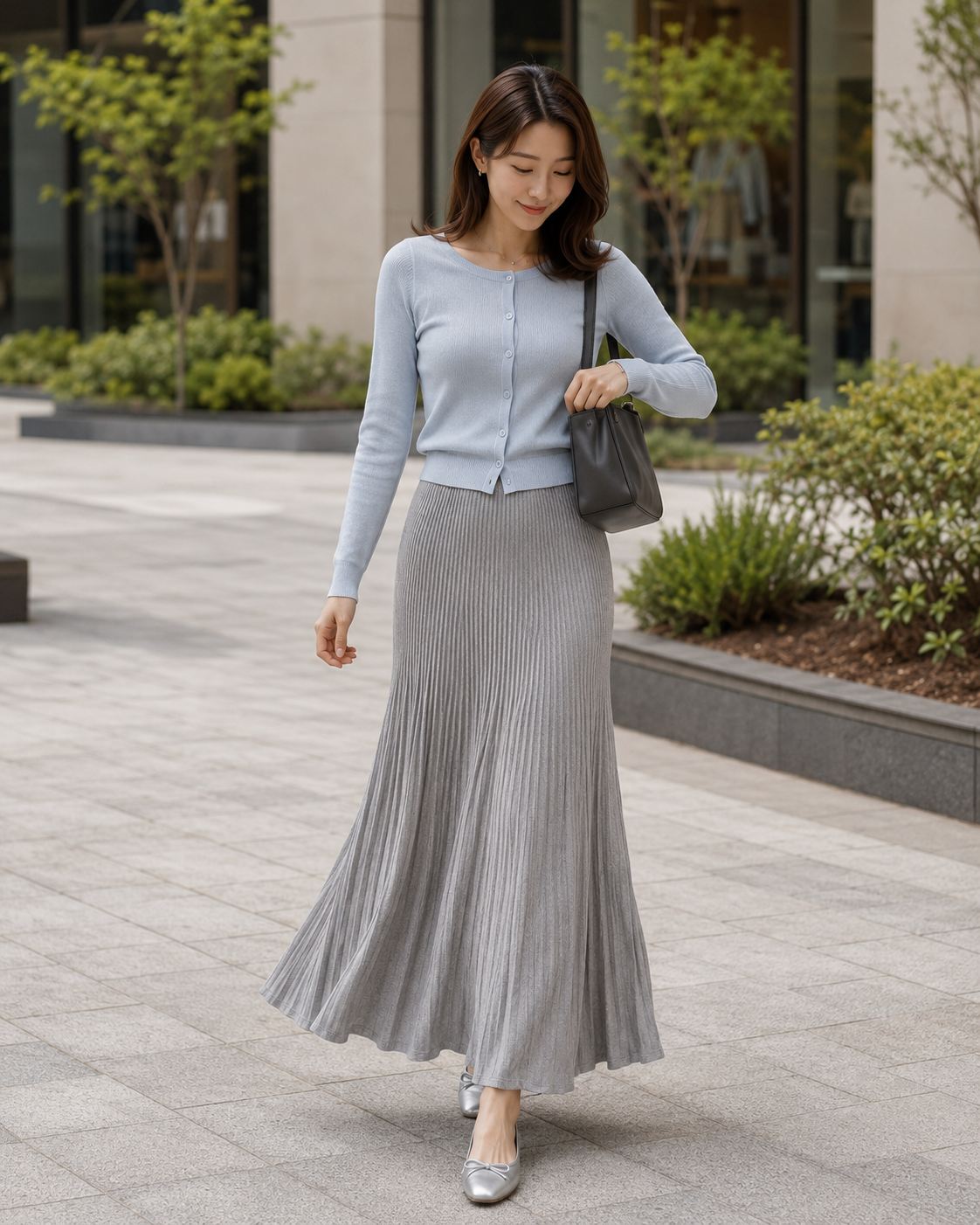 Mols Flowy Knit Skirt