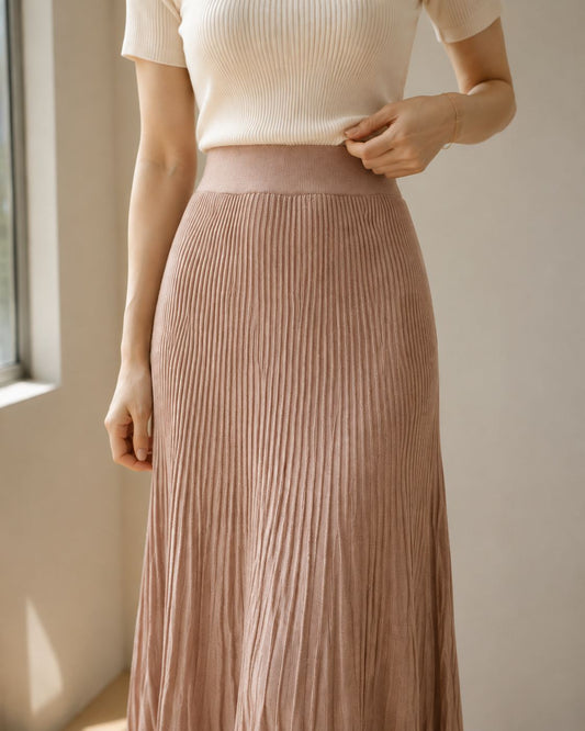 Mols Flowy Knit Skirt