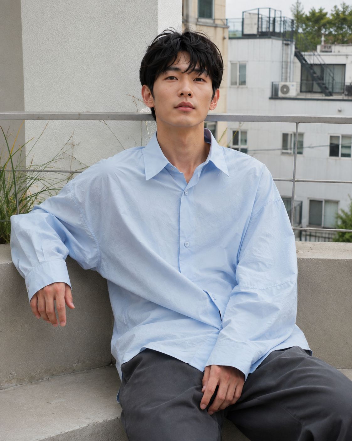 S Pima Cotton Button Shirts