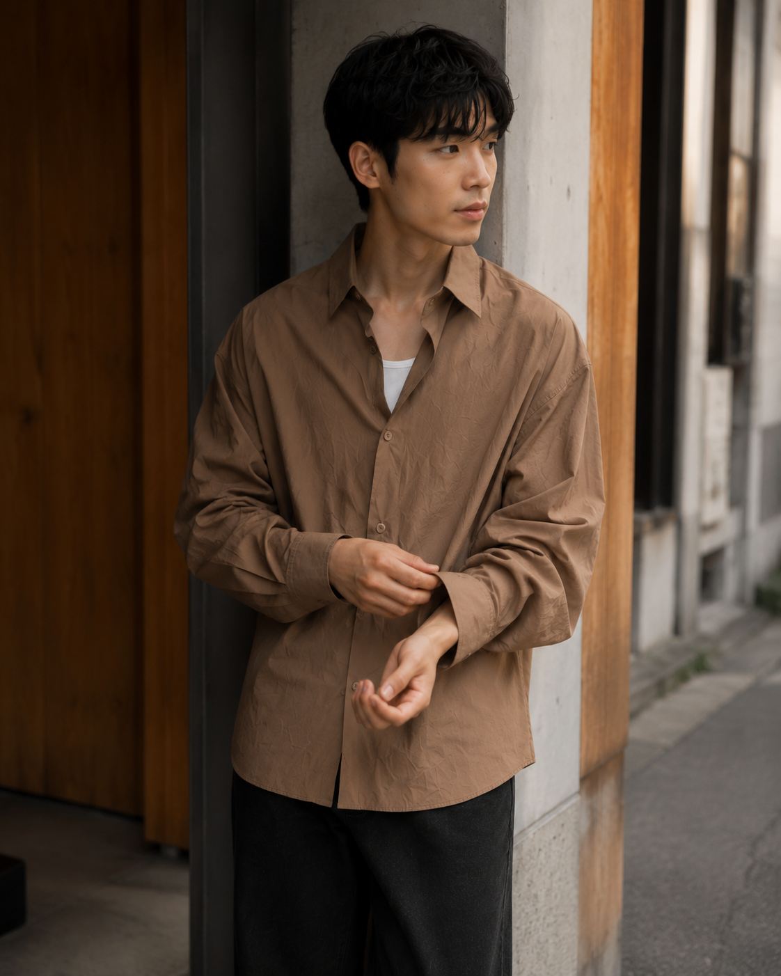 S Pima Cotton Button Shirts