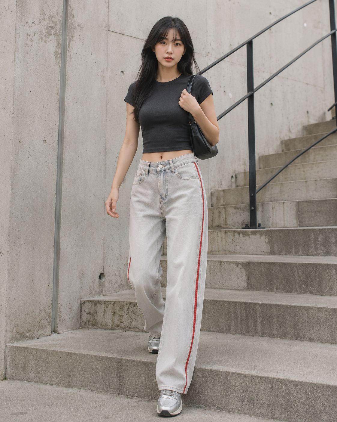 789 - Red Stripe Denim