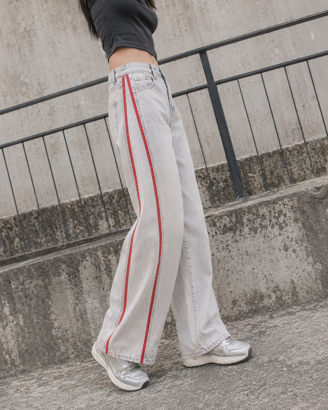 789 - Red Stripe Denim