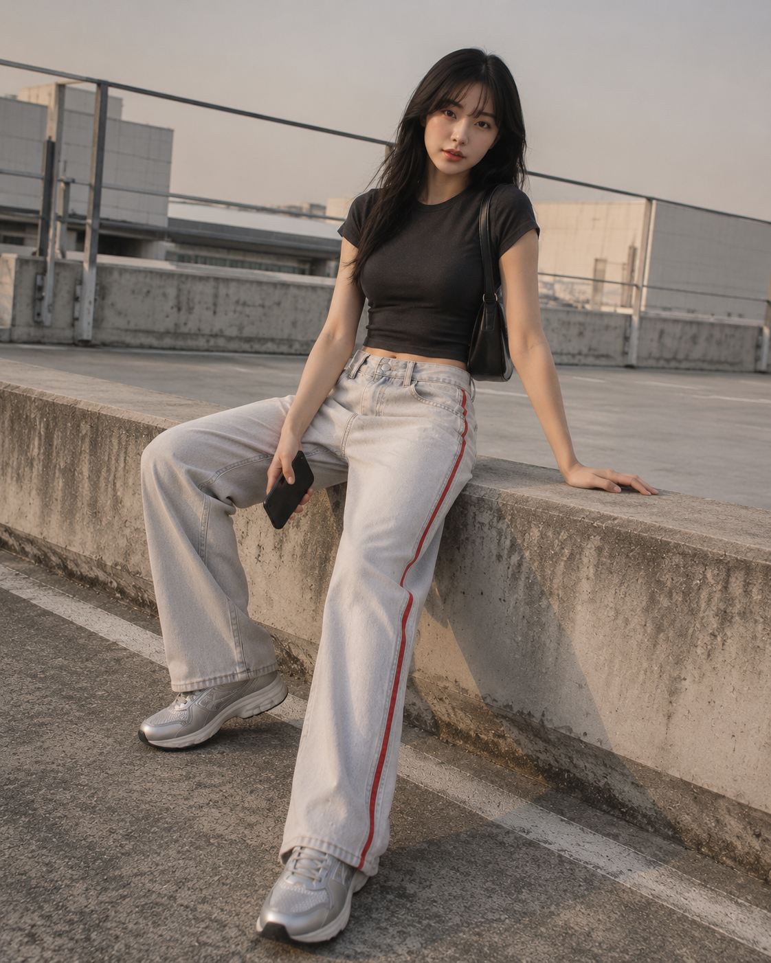 789 - Red Stripe Denim