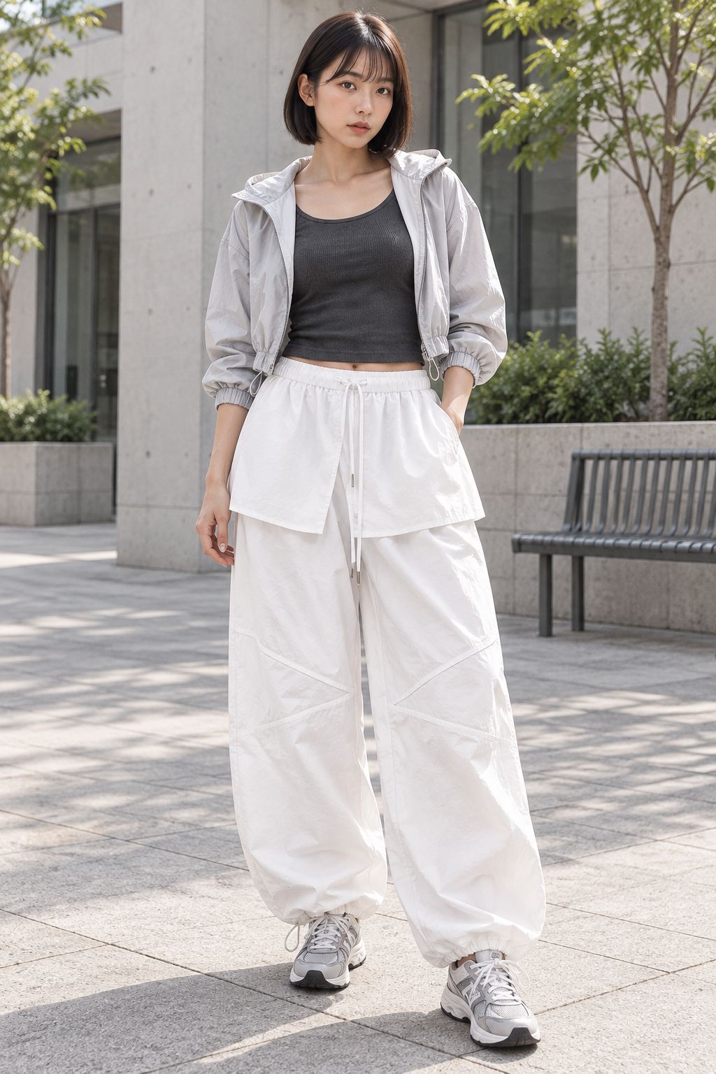 3R3 - Skirt Baggy Pants