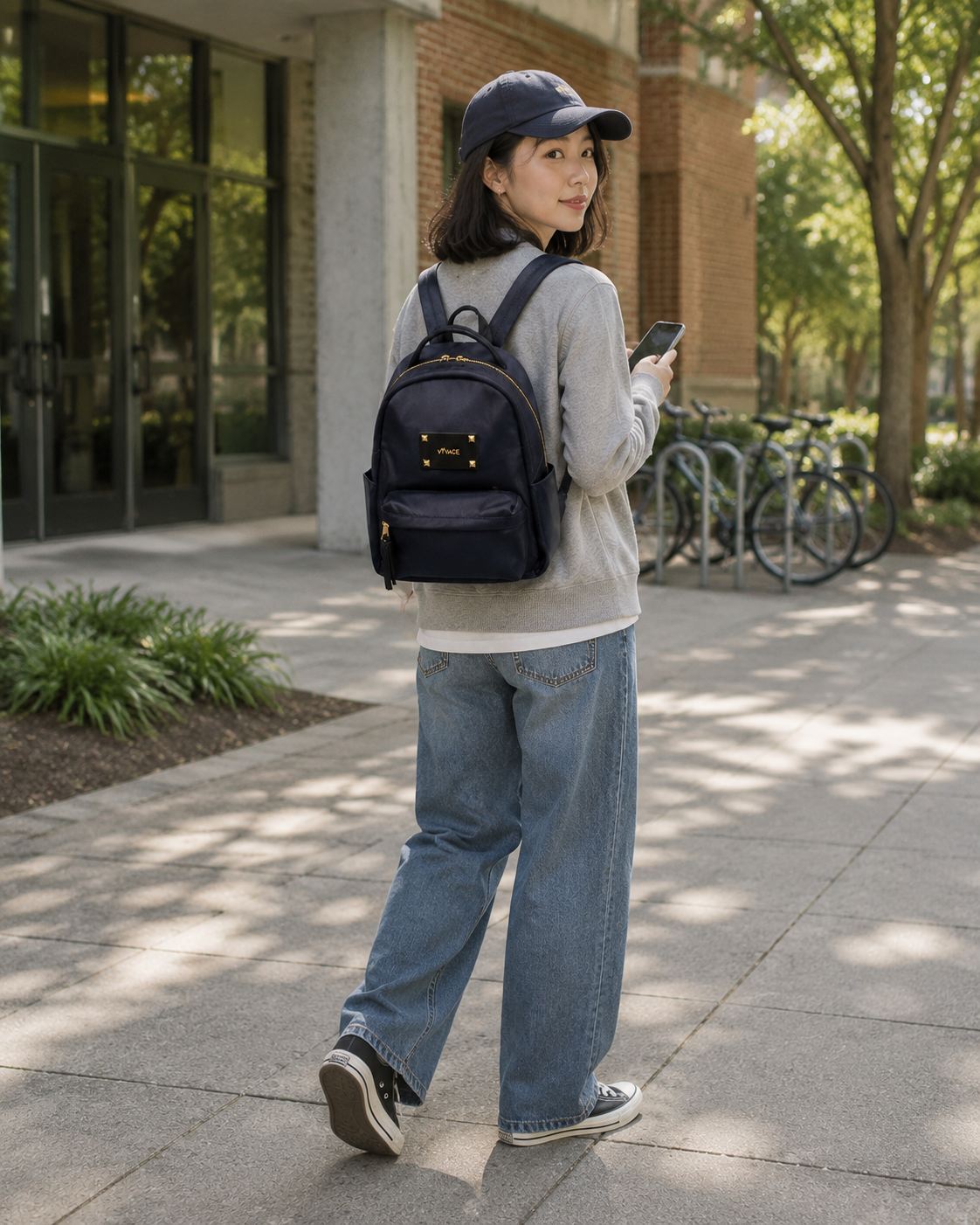 Sm Nylon Backpack 6771