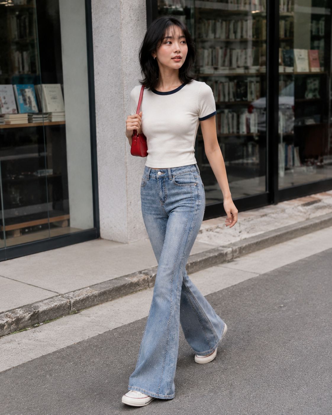 Stretchy Flare Denim