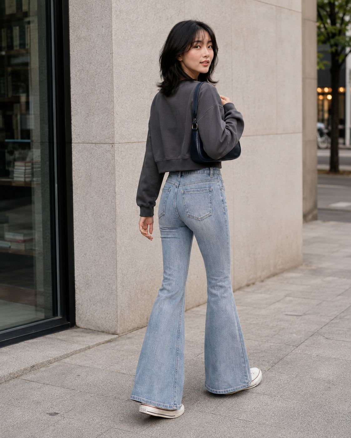 Stretchy Flare Denim