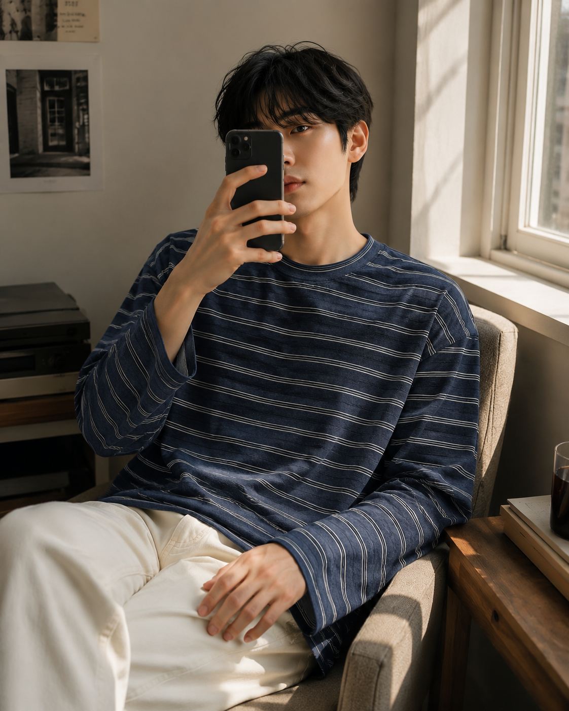S Striped UV Long Sleeve