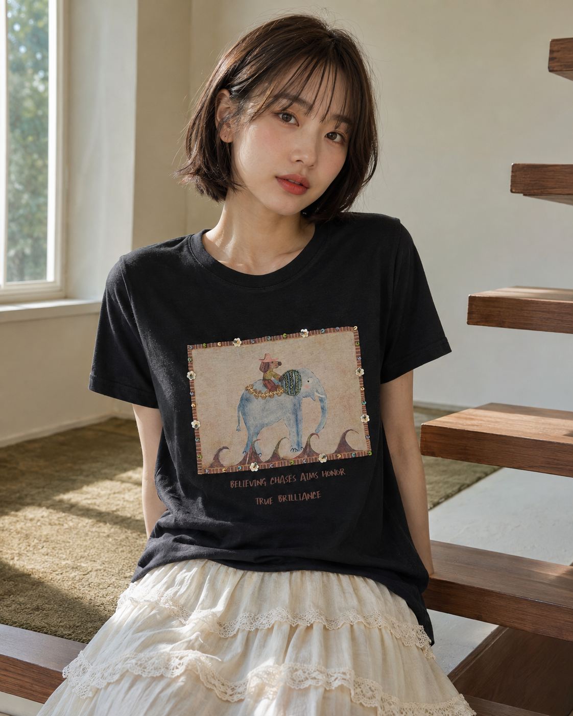 T-Shirt (Dog & Elephant)