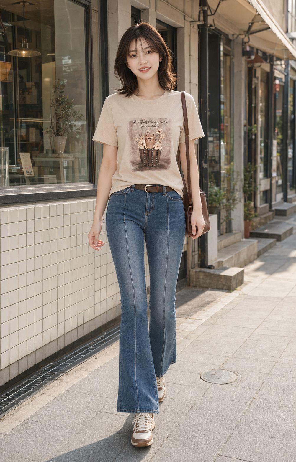 T Shirt - Flower Basket