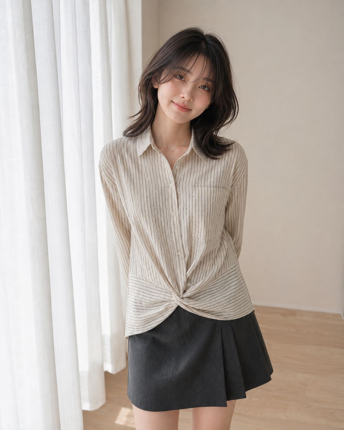 Twist Stripe Shirt