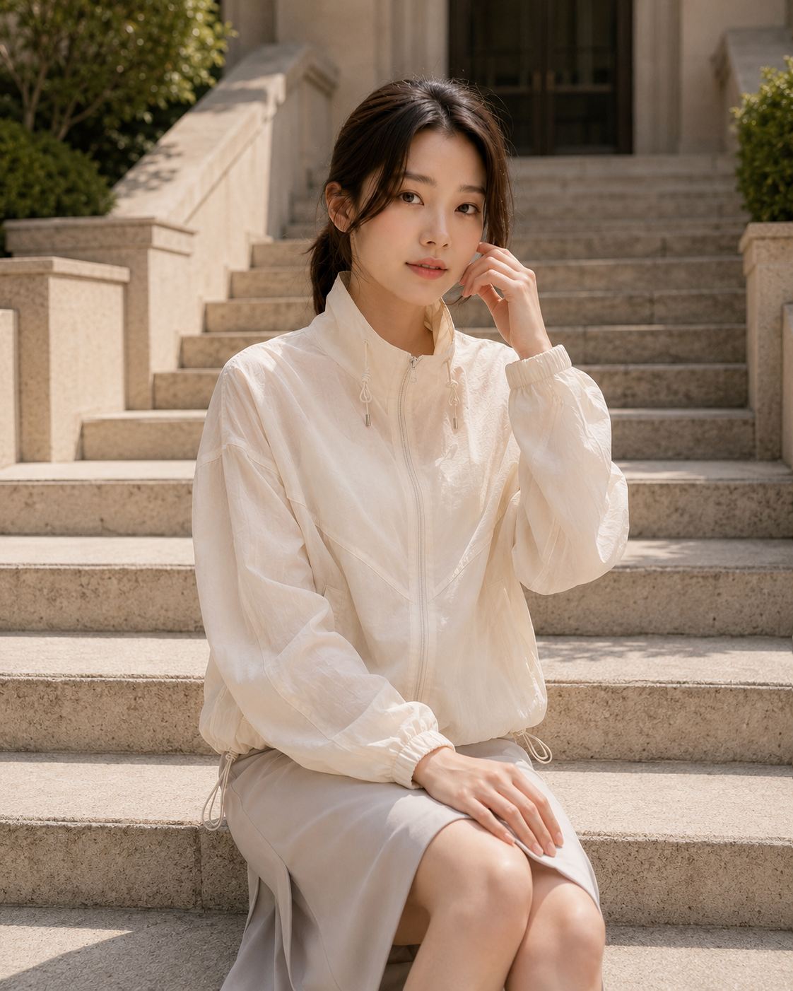 M - UV Protection Zip Jacket