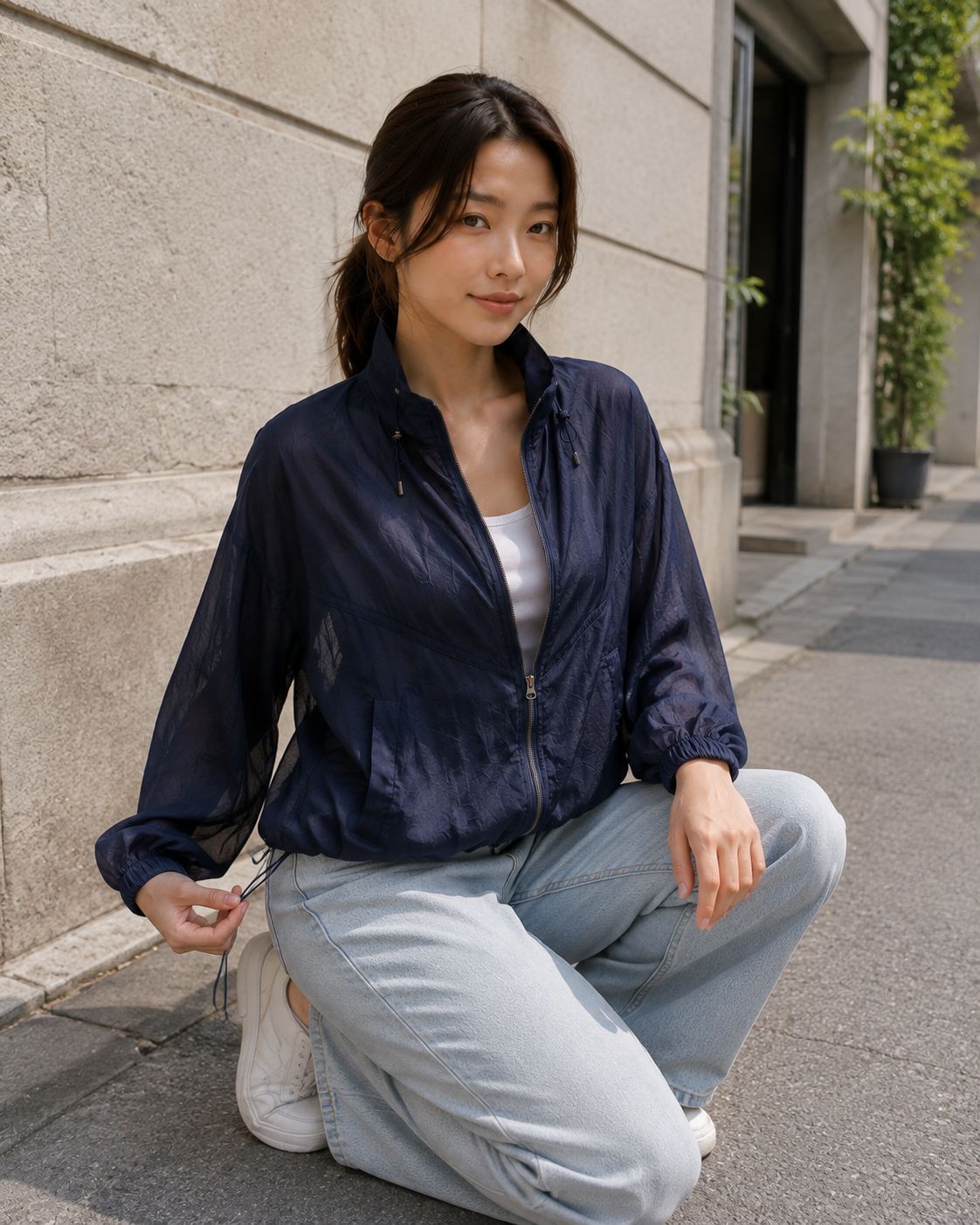 M - UV Protection Zip Jacket