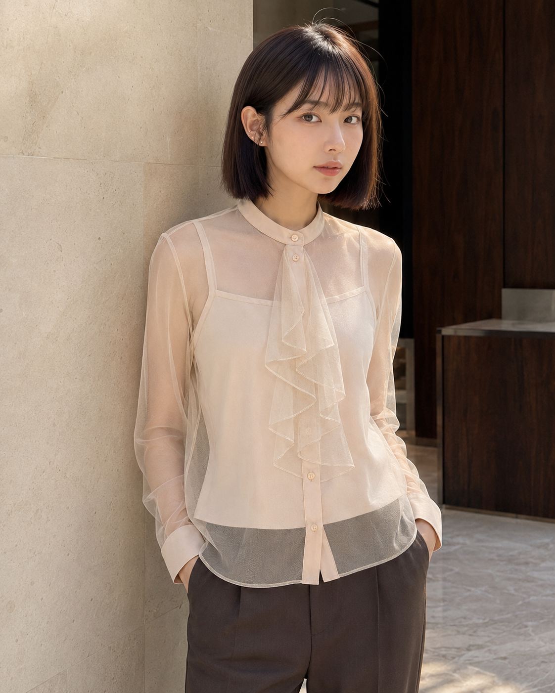 YC Silk Blouse & Tanktop