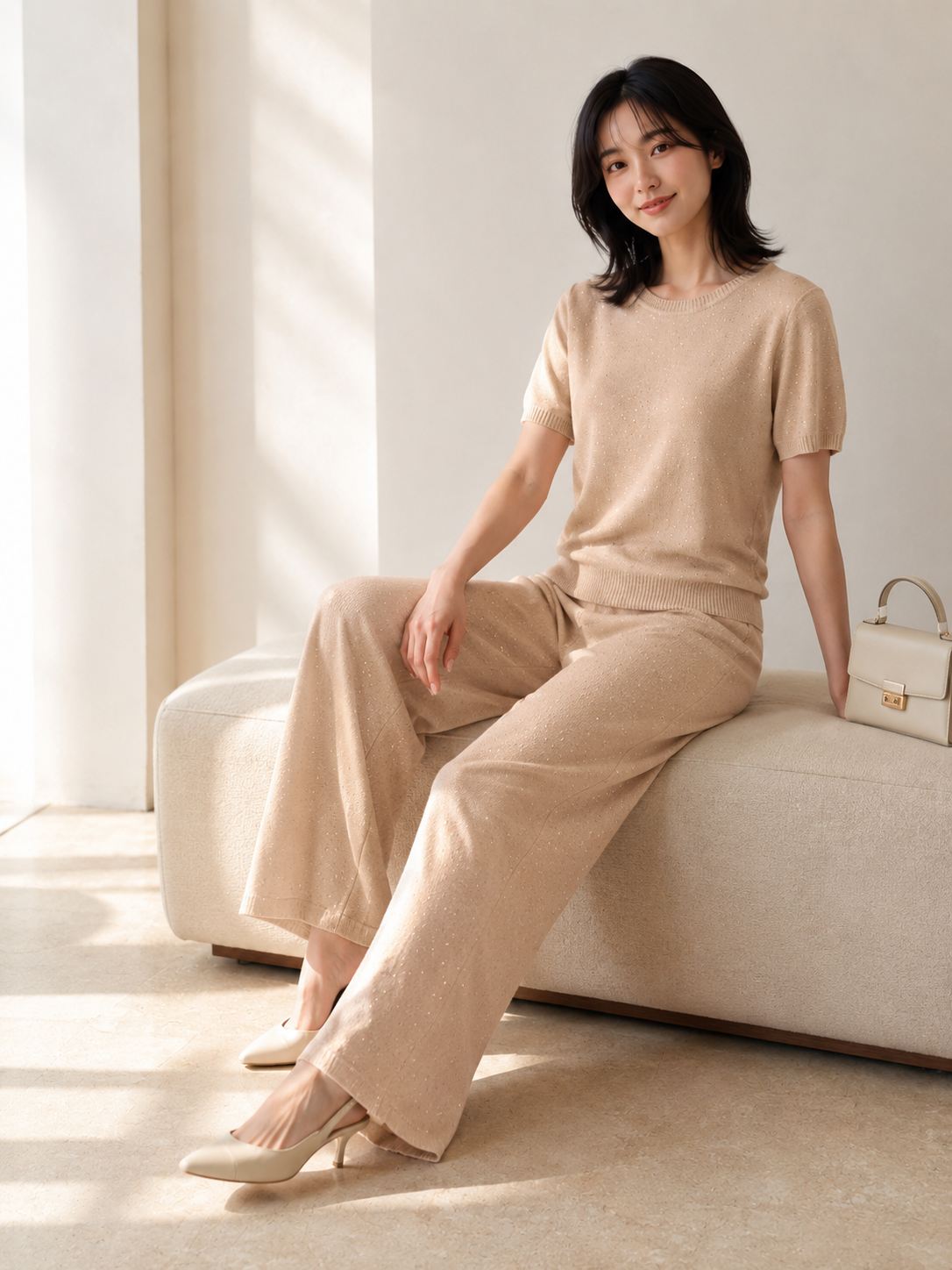 YC Sparkle Knit Set