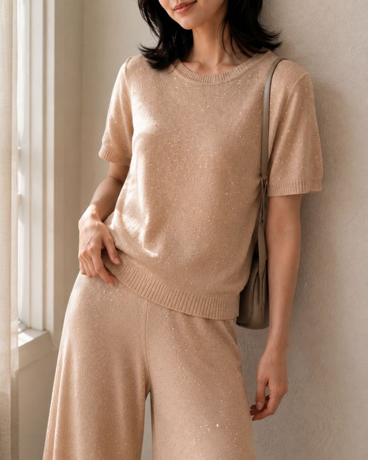 YC Sparkle Knit Set